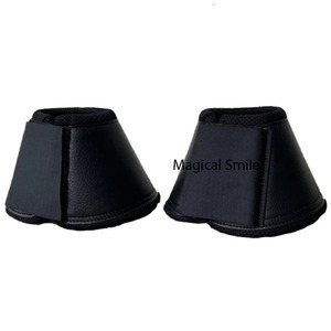 รองเท้าบูทกันกระแทกสำหรับม้าคุณภาพสูง คุณภาพเยี่ยม กระชับกับกีบม้าได้อย่างสมบูรณ์แบบ รองเท้าบูทเพื่อความสบายสำหรับม้า ทำจากหนังสังเคราะห์ - Product Image 1