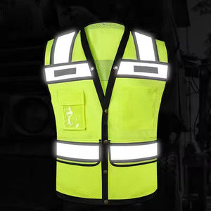 Gilets de sécurité de haute qualité avec poches, éclairage, sécurité, bleu, fabricants, gilet réfléchissant - Product Image 2
