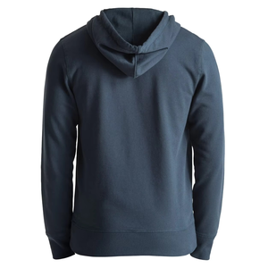 Sweat-shirt à capuche pour homme, bleu foncé, imprimé par sublimation, coupe décontractée, en polyester tricoté - Product Image 2