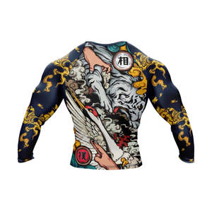 Vente en gros de rashguard de Jiu Jitsu Bjj personnalisé avec logo imprimé en 3D pour hommes, t-shirt de compression respirant Spiderman UPF50+ à manches courtes - Product Image 2