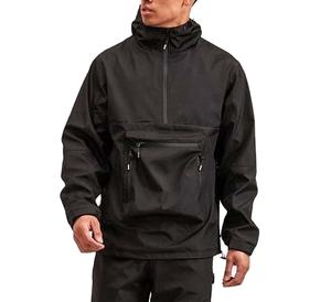 Veste coupe-vent respirante pour homme 2026, logo personnalisé, vente en gros, coupe-vent respirant, veste en polyester, coupe-vent - Product Image 3