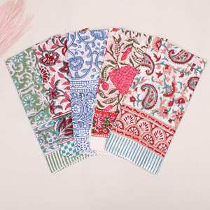 Premium quality block printed Eco-friendly bandana scarf Multi-use fashion wristband Colorful block printed scarf - Product Image 4