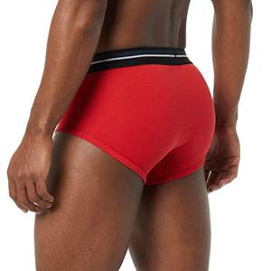 Ropa Interior Masculina Cómoda de Fibra de Bambú, Tanga Sexy con Encaje, Bolsa de Soporte, Transpirable, con Logotipo Clásico - Product Image 4