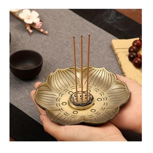 ที่วางธูปโลหะรูปใบไม้ มีจำหน่ายในราคาขายส่ง - Product Image 4