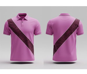 High Performance Sports Sublimation Polo Shirt with Logo Print Durable Stitching for Men Women Youth Quick-Dry Dry-Fit Active Po - Product Image 2