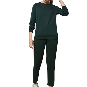 2026 Custom Fall Winter Sweatsuit <b>Tracksuit</b> 2pcs Set Women Sweat Suit Two Piece Pants Set for Women Casual Women's Clothing Sets - Product Image 4