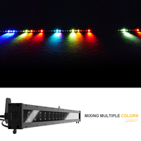 Projecteur mural LED intelligent à détection sonore 18x10W RGBWA UV 6-en-1 étanche IP65 avec contrôle DMX512 pour événements DJ