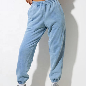 PLAY ROCK INTERNATIONAL ชุดวอร์มมีฮู้ดผ้าฝ้ายสีฟ้าอ่อนสไตล์วินเทจสำหรับผู้ชาย ทรงลำลอง สีพื้น แขนยาว สำหรับฤดูหนาว - Product Image 5
