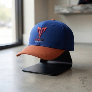 VANEK INTERNATIONAL Adult Unisex <b>Baseball</b> Hat Embroidered Logo Gray Adjustable Fit Casual 100% Cotton Breathable Summer Travel - Product Image 1