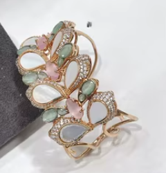 Trendy Zircon <b>Bracelet</b> Stones Stylish Crystal Diamond <b>Bracelet</b> Beautiful Zircon Stone <b>Bracelet</b> for Stylish Women and Girls - Product Image 2