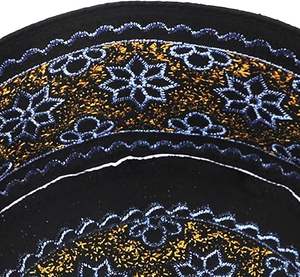 Nuevo Diseño, Gorras Musulmanas con Bordado Personalizado, Gorros Islámicos con Estampado Árabe Turco, Gorros de Oración Musulmanes Casuales para Hombres - Product Image 6