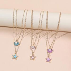 <b>Hot</b> Sales New Design Fashion Layered Alloy Beaded Necklaces for Women Gift - Product Image 5