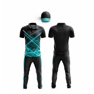 Conjunto de Uniforme de Cricket Sublimado Premium |   Uniforme Completo de Cricket para Hombres, Mujeres y Jóvenes, Camiseta Polo y Pantalones - Product Image 3