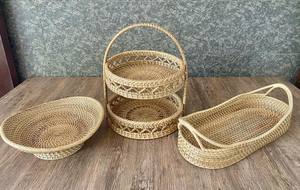 ตะกร้าหวายและหวายจากเวียดนามตะกร้าไม้ไผ่สำหรับบ้าน - Product Image 2