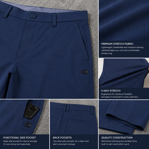 Men's <b>Golf</b> <b>Shorts</b> <b>Stretch</b> Performance <b>Golf</b> <b>Shorts</b> Quick Dry Lightweight <b>Golf</b> Wear Custom Logo Athletic <b>Shorts</b> Custom <b>Golf</b> <b>Shorts</b> - Product Image 3