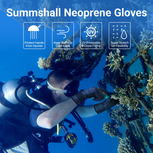 Gants de plongée en néoprène sans couture avec intérieur antidérapant pour la natation longue durée, la plongée avec <span class=keywords><strong>tuba</strong></span> <span class=keywords><strong>et</strong></span> les séances d'entraînement professionnel - Product Image 5
