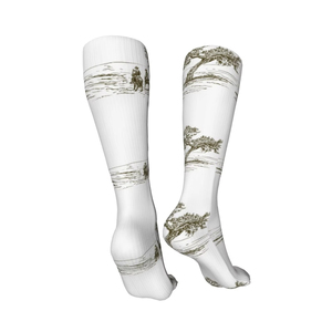 Custom logo New Design Sports Equestrian Socks <b>Knee</b> <b>High</b> Horse Riding Socks for Sale Unisex Equestrian Clothing with OEM ODM - Product Image 2