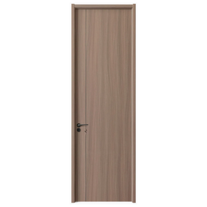 Fabricant vietnamien ODM, portes en bois massif résistantes à l'eau et à la chaleur, portes en MDF finies avec film PVC, portes d'entrée intérieures pour la maison - Product Image 1