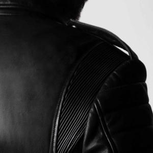 Solid Trader Timeless Design Antique Brass Hardware Accents Smooth Glazed Texture Premium Street Fashion Leather <b>Jacket</b> - Product Image 2