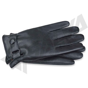 New Customized Winter Leather Touchscreen Casual Outdoor <b>Gloves</b> with <b>Wool</b> Lining-OEM High Quality Pure Leather - Product Image 6