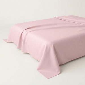Misty Rose Satin Set Bedding Set T-250 Satin 100% Cotton Solid Woven Breathable All-Season Simple Style Home Use - Product Image 3