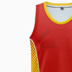 Camiseta Deportiva Sublimada, Camiseta de Baloncesto con Diseño de Color Personalizado, Malla Transpirable de Secado Rápido, Uniforme para Entrenamiento y Práctica - Product Image 4