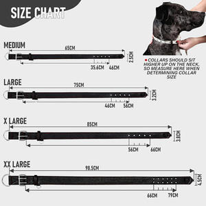 Collier pour chien en cuir véritable, design 2026, séchage rapide, robuste, avec boucle ardillon, style simple, pour dressage canin - Product Image 6