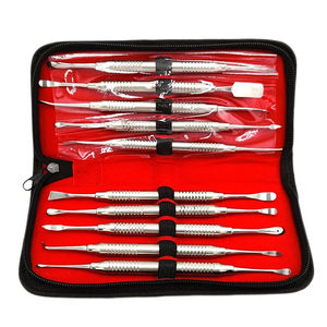 Kit de 10 Piezas de Instrumentos Dentales Manuales de Plástico, Separador de Periósteo, Herramienta para Levantar la Piel del Implante, Reutilizable - Product Image 1