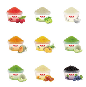 Keifu ช็อกโกแลต popping Boba 500กรัมพร้อมทานไข่มุกสำหรับใส่ชาบับเบิ้ลและท็อปปิ้งไอศกรีม - Product Image 1