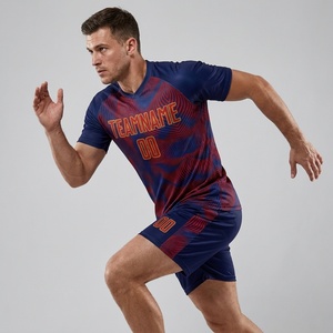OEM Custom Football Jersey Set Full Sublimation Soccer Uniforms Team Training Wear Moisture Wicking Breathable Soccer Shirts and - Product Image 4