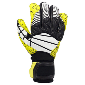 AAFZA SOCCER AS-2884 Football Goalkeeper Gloves Full Finger PU Leather Breathable Stretch Non-Slip Adjustable Wrist <b>Strap</b> Unisex - Product Image 2