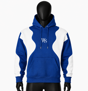 Men's Camouflage Color Block Double Zip up <b>Hoodie</b> Casual Cotton French Terry Sweatshirt with Front Pocket and WS Logo - Product Image 5