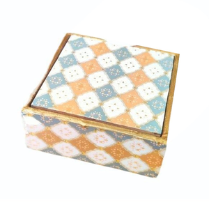 แผ่นรองแก้ว MDF พรีเมียม ขนาด 90 มม. พิมพ์ลายเคลือบเอนาเมล ดีไซน์สวยงาม พร้อมที่วาง - Product Image 5