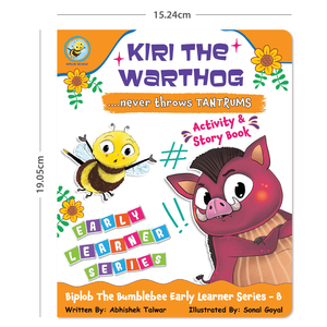 Serie para Niños Pequeños de Biplob sobre Buenos Hábitos, Libro 8: Kiri el Jabalí Nunca Lanza Tantrums, Libro de Cartas y Audiolibro para el Aprendizaje - Product Image 5