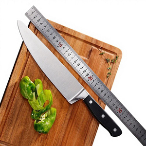 Couteau de cuisine en acier inoxydable, outil de découpe polyvalent pour la préparation des aliments à la maison - Product Image 4