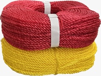 Meilleur prix personnalisé couleur polyéthylène PE/PP Nylon PE corde 0.5mm 1mm 2mm-24mm Marine torsadé 3 et 4 brins corde nouveau plastique