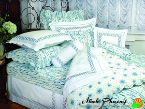 ชุดเครื่องนอนปักลายสไตล์เวียดนามสดหรูหราและทนทานผลิตภัณฑ์ยอดนิยม - Product Image 5