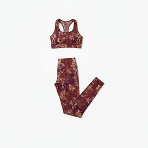 Conjunto Deportivo de Alta Calidad para Mujer, 2 Piezas, Leggings y Bra Deportivo Transpirables, para Yoga, Gimnasio, Entrenamiento, Tallas Grandes - Product Image 1