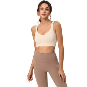 Sujetador deportivo de yoga de alto soporte para mujer, elástico en cuatro direcciones, transpirable, tallas grandes, OEM personalizado, ropa deportiva para gimnasio, venta al por mayor - Product Image 1