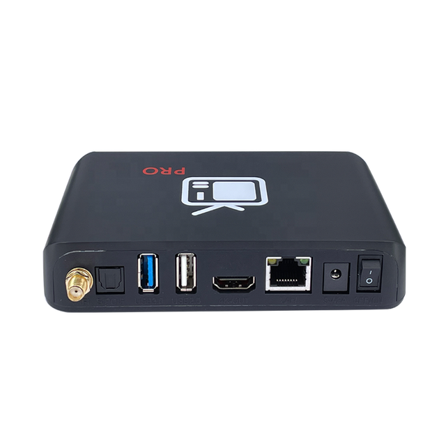 Best English Internet Tv Receiver 8k Ultrahd Android 9.1 PVR IPTV PRO Smart Tv Set Top Box