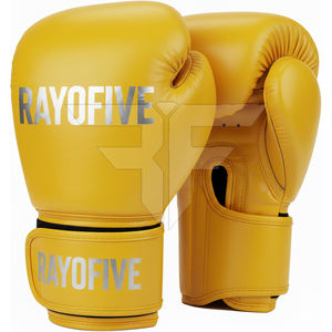Guantes de Boxeo de Cuero Hechos a Medida, Profesionales, con Cierre de Gancho y Bucle, Alta Calidad, Venta al Por Mayor - Product Image 1