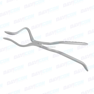 Pinzas de Desimpacción Nasales Maxilares de Acero Inoxidable de Alta Calidad Profesional, Tipo ROWE, Izquierda, Manuales, Certificadas por la CE, DAVICON - Product Image 3