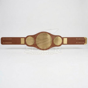 <b>Wrestling</b> Event Award Leather <b>Belt</b> with Professional Breathable High Waist Adjustable Strap Custom Logo for Sports Competitions - Product Image 2
