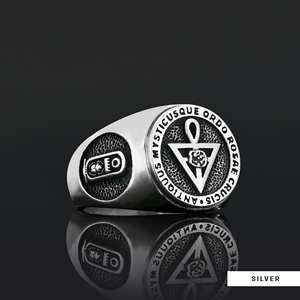 แหวน BOJ RCJ รุ่น 014 แหวนรับปริญญาสำหรับบุรุษและสตรี  ประดับเพชรเงินแท้  ของขวัญสำหรับงานปาร์ตี้ ราคาประหยัด - Product Image 2