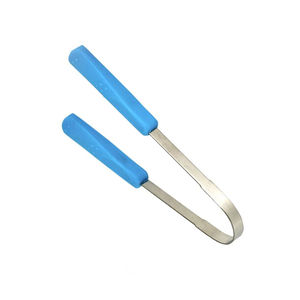 Limpiador/Raspador de Lengua de Acero con Mango de PVC, Herramienta Manual de Belleza, Raspador de Lengua de Acero Inoxidable Alemán - Product Image 2