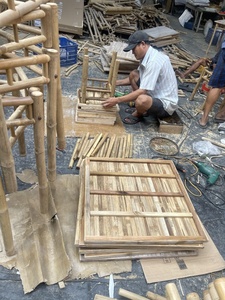 ชุดโซฟาไม้ไผ่ 5 ชิ้น สำหรับกลางแจ้ง สวนหย่อม ลานบ้าน ทำด้วยมือ เฟอร์นิเจอร์ธรรมชาติ คิงคราฟท์ เวียดนาม - Product Image 5