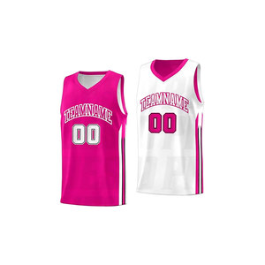 Maillot de basket-ball personnalisé, dernière collection, sans manches, vêtements de sport respirants, maillot de basket-ball réversible, sublimation, broderie - Product Image 1