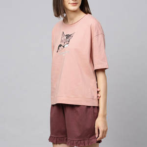 Ensemble de shorts d'été pour femmes, tendance, léger, style streetwear, en coton, meilleure achat, ensemble de shorts d'été pour femmes de qualité supérieure - Product Image 2