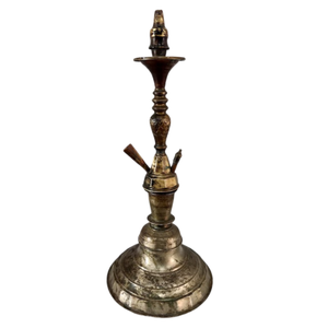 Ensemble de chicha moderne en métal avec finition laquée, 2 tuyaux et coffret cadeau pour la décoration de la maison - Product Image 1