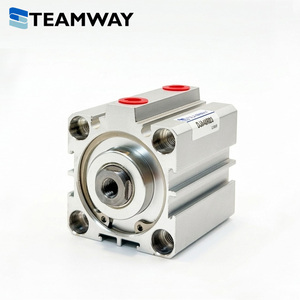 TEAMWAY DJ ซีรีส์กระบอกลมขนาดกะทัดรัด, กระบอกลมอลูมิเนียมอัลลอยด์แบบบาง, ขนาดรู 12 มม.-100 มม., ระยะชักสูงสุด 150 มม. - Product Image 2